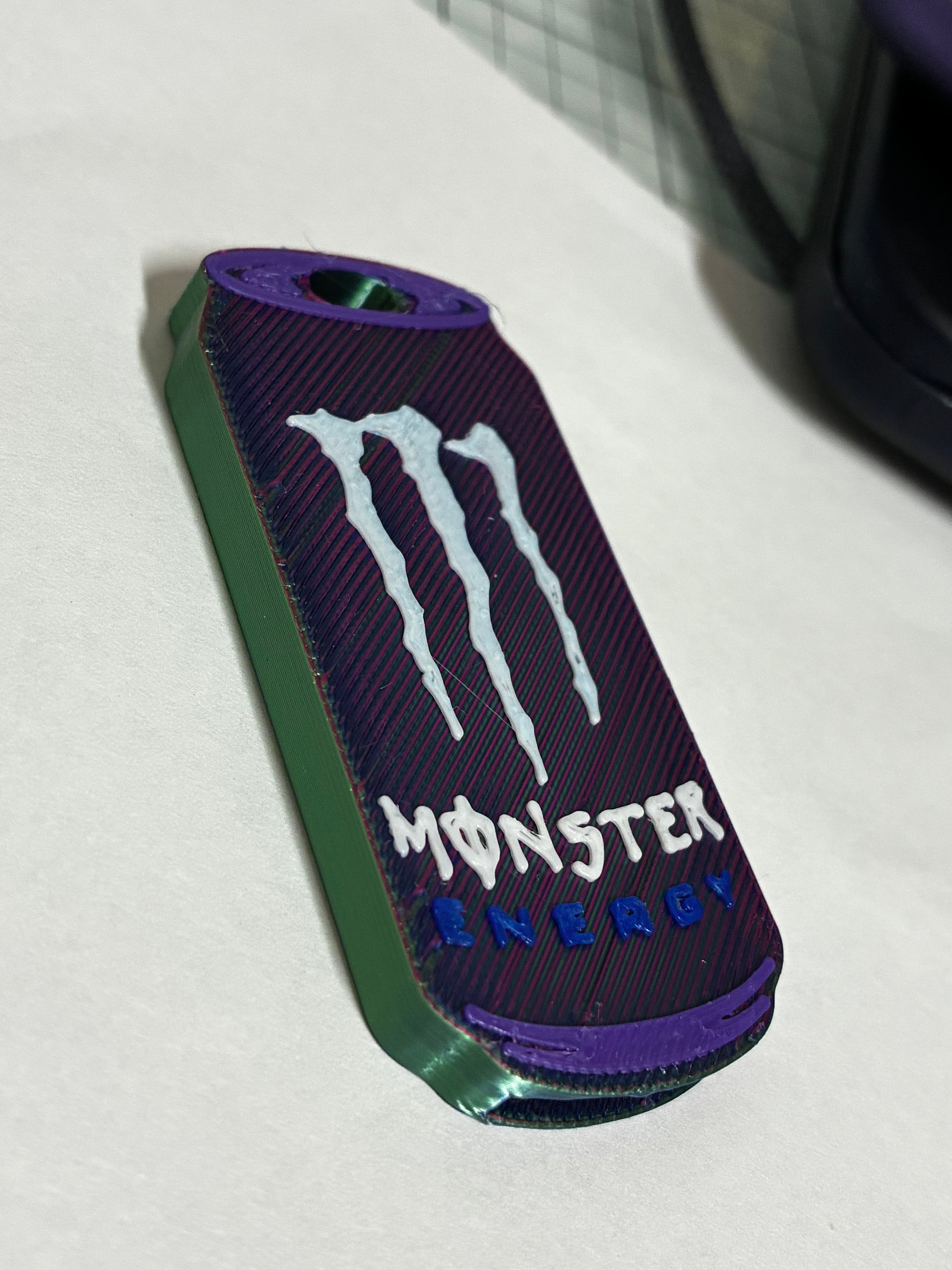 monster can opener keychain